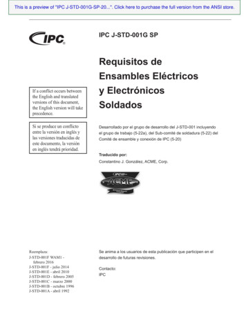 Requisitos De Ensambles Eléctricos Y Electrónicos Soldados