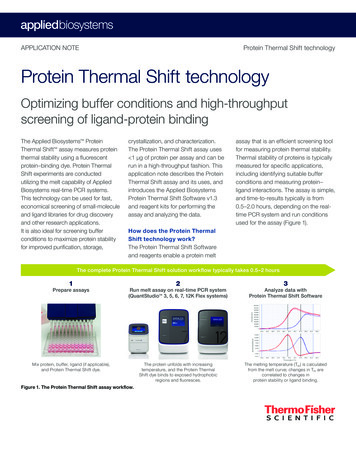 Protein Thermal Shift Technology - Thermo Fisher Scientific