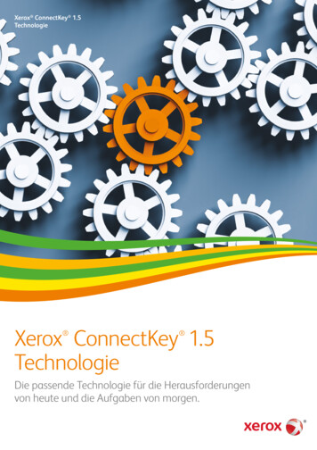 TITLE: LANGUAGE: English DATE: CMYK PAGE: 1 Of 8 Xerox ConnectKey .