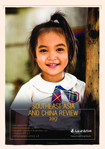 SOUTHEAST ASIA AND CHINA REVIEW - Action-education 