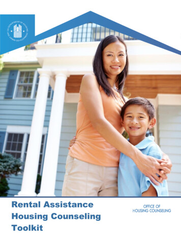 Rental Assistance Housing Counseling Toolkit - HUD Exchange