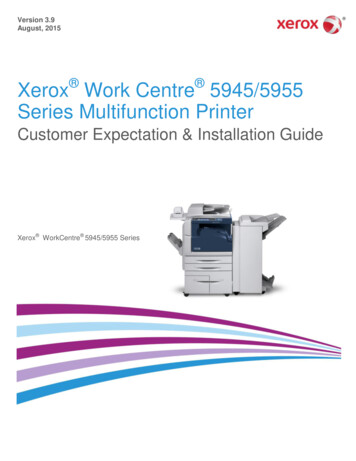 Xerox Work Centre 5945/5955 Series Multifunction Printer