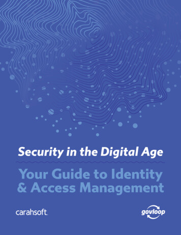 Your Guide To Identity & Access Management - GovLoop