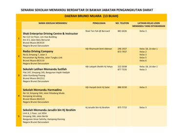 Senarai Sekolah Memandu Berdaftar Di Bawah Jabatan Pengangkutan Darat .