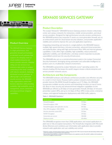 SRX4600 Services Gateway - Net-Ctrl