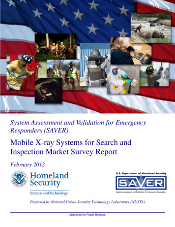 Mobile X-ray Systems For Search And Inspection Market Survey Report
