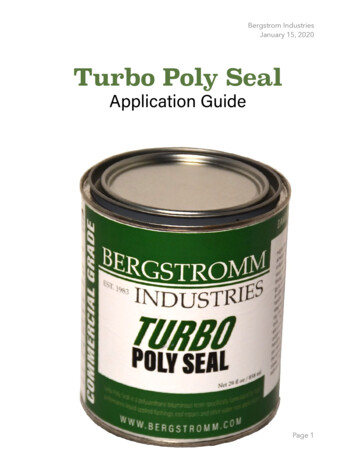 Turbo Poly Seal - Bergstrom Industries