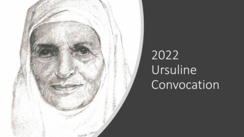 2022 Ursuline Convocation