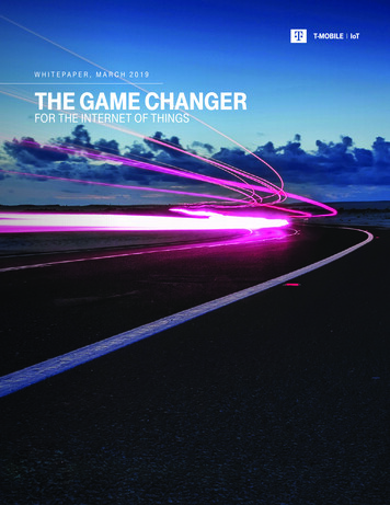 WHITEPAPER, MARCH 2019 THE GAME CHANGER - T-Mobile