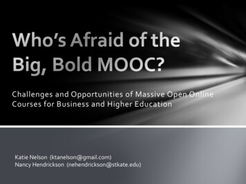 Challenges And Opportunities Of Massive Open Online Courses For .
