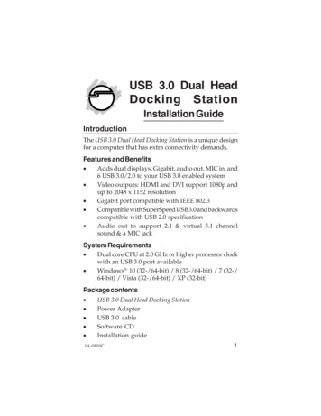 USB 3.0 Dual Head Docking Station - SIIG