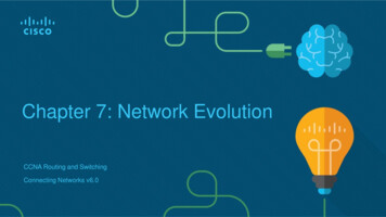 Chapter 7: Network Evolution - CNL