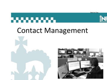 Contact Management - Npcc.police.uk