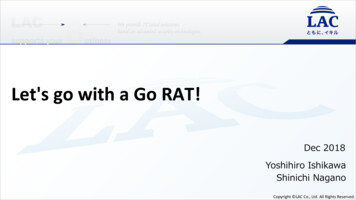 Let's Go With A Go RAT! - Botconf 2021-2022