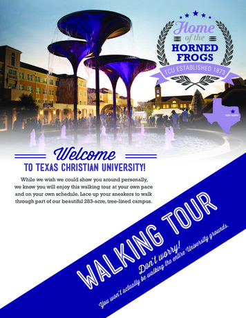 2019 Walking Tour - Texas Christian University