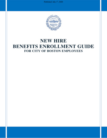 New Hire - Benefits Enrollment - Boston