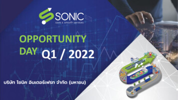 Opportunity Day Q1 / 2022