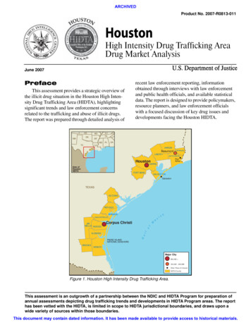 Houston High Intensity Drug Trafficking Area Drug Market Analysis