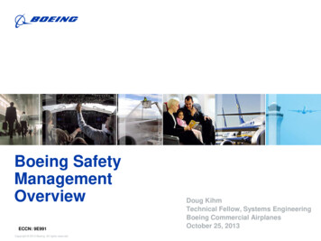 Boeing Safety Management System Overview