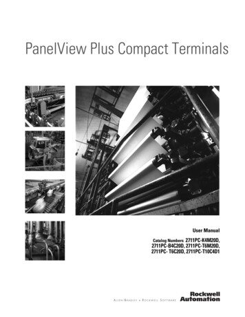PanelView Plus Compact Terminals - Rockwell Automation