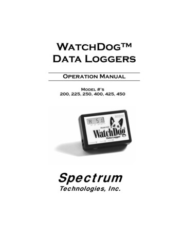 WatchDog Data Loggers - Spectrum Technologies