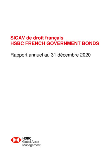 SICAV De Droit Français HSBC FRENCH GOVERNMENT BONDS