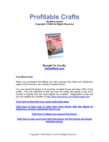 Profitable Crafts - Free Hair Bow Tutorial And Video Instruction