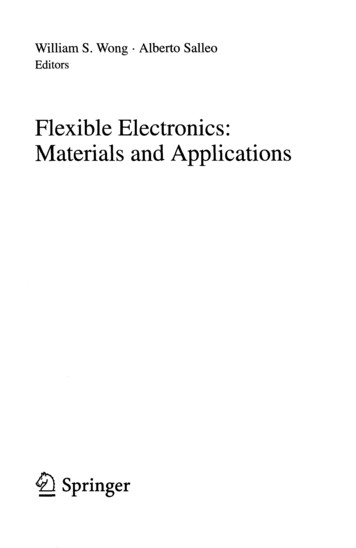 Flexible Electronics: Materials And Applications - Semantic Scholar
