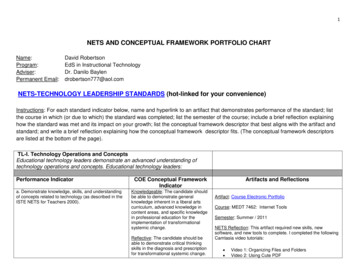 Nets And Conceptual Framework Portfolio Chart
