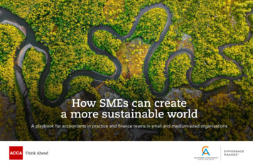 How SMEs Can Create A More Sustainable World - Association Of Chartered .