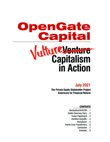 OpenGate Capital - Private Equity Stakeholder Project