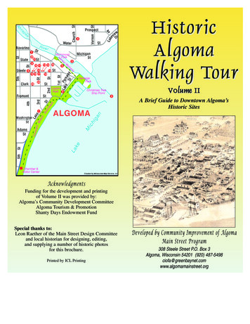 Historic Algoma Walking Tour - Algoma, WI - Friendly Algoma