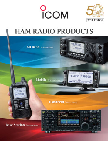 HAM RADIO PRODUCTS - Icom America
