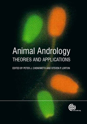 Animal Andrology - Elibaryuploads.blob.core.windows 
