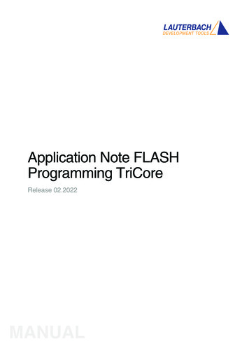 Application Note FLASH Programming TriCore - Lauterbach