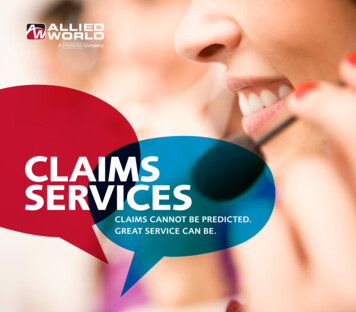 CLAIMS SERVICES - Allied World Insurance