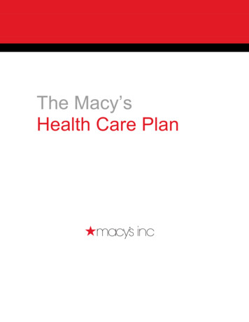 The Macy's Health Care Plan