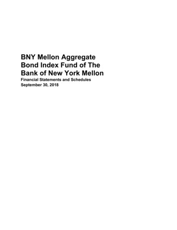 BNY Mellon Aggregate Bond Index Fund Of The Bank Of New York Mellon