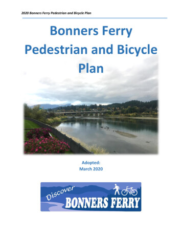 2020 Bonners Ferry Pedestrian And Bicycle Plan Page 1 Bonners Ferry .