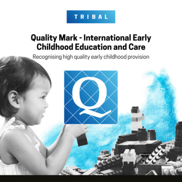 Quality Mark - International Early Childhood Education And Care