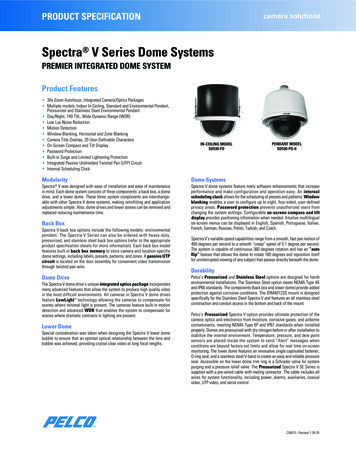 Spectra V Series Dome Systems - Pelco