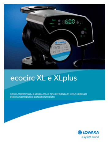 Ecocirc XL E XLplus - Xylem