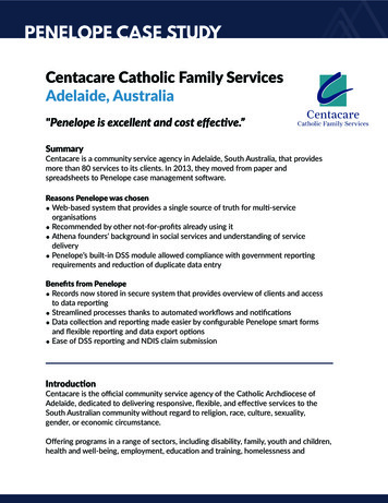 Centacare Catholic Family Services Adelaide, Australia
