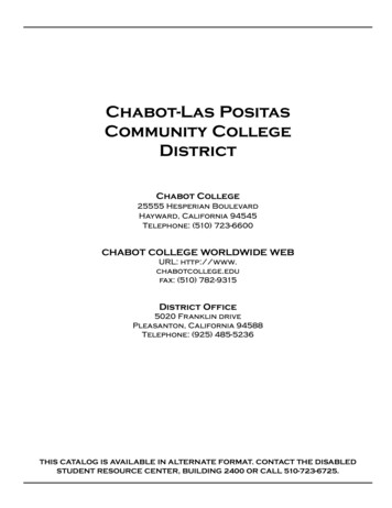 Chabot-Las Positas Community College District - Chabot College