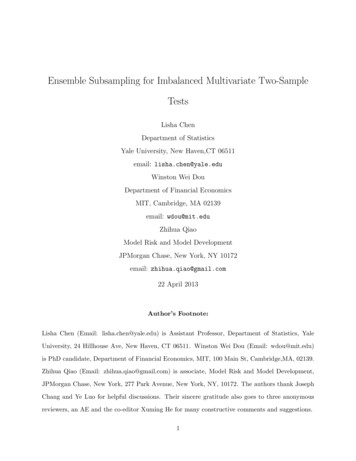 Ensemble Subsampling For Imbalanced Multivariate Two-Sample Tests