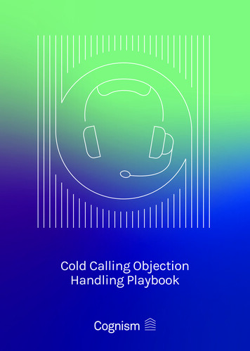 Cold Calling Objection Handling Playbook