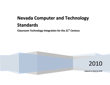 Nevada Computer And Technology Standards