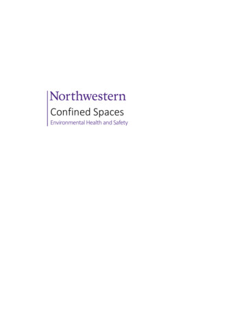 Confined Spaces - Northwestern University
