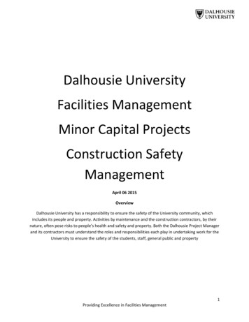 Contractor Safety Management Version April 06, 2015
