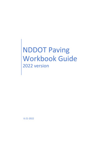 NDDOT Paving Workbook Guide